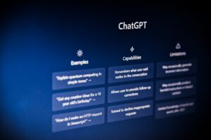 ChatGPT interface showing AI recommendations