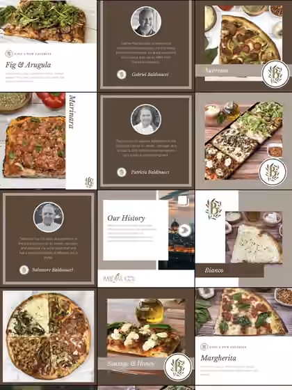 Baldinucci Pizza Romana Instagram feed before White Wolf