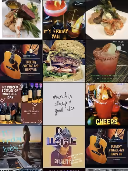Vintage 423 Instagram feed before White Wolf